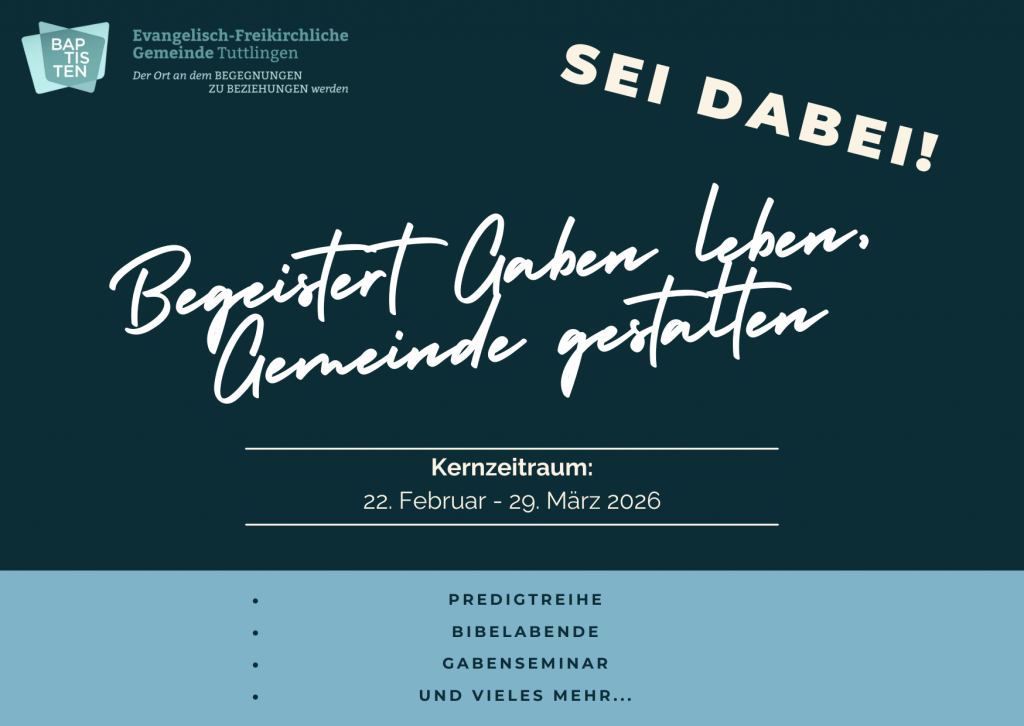 Begeistert Gaben leben