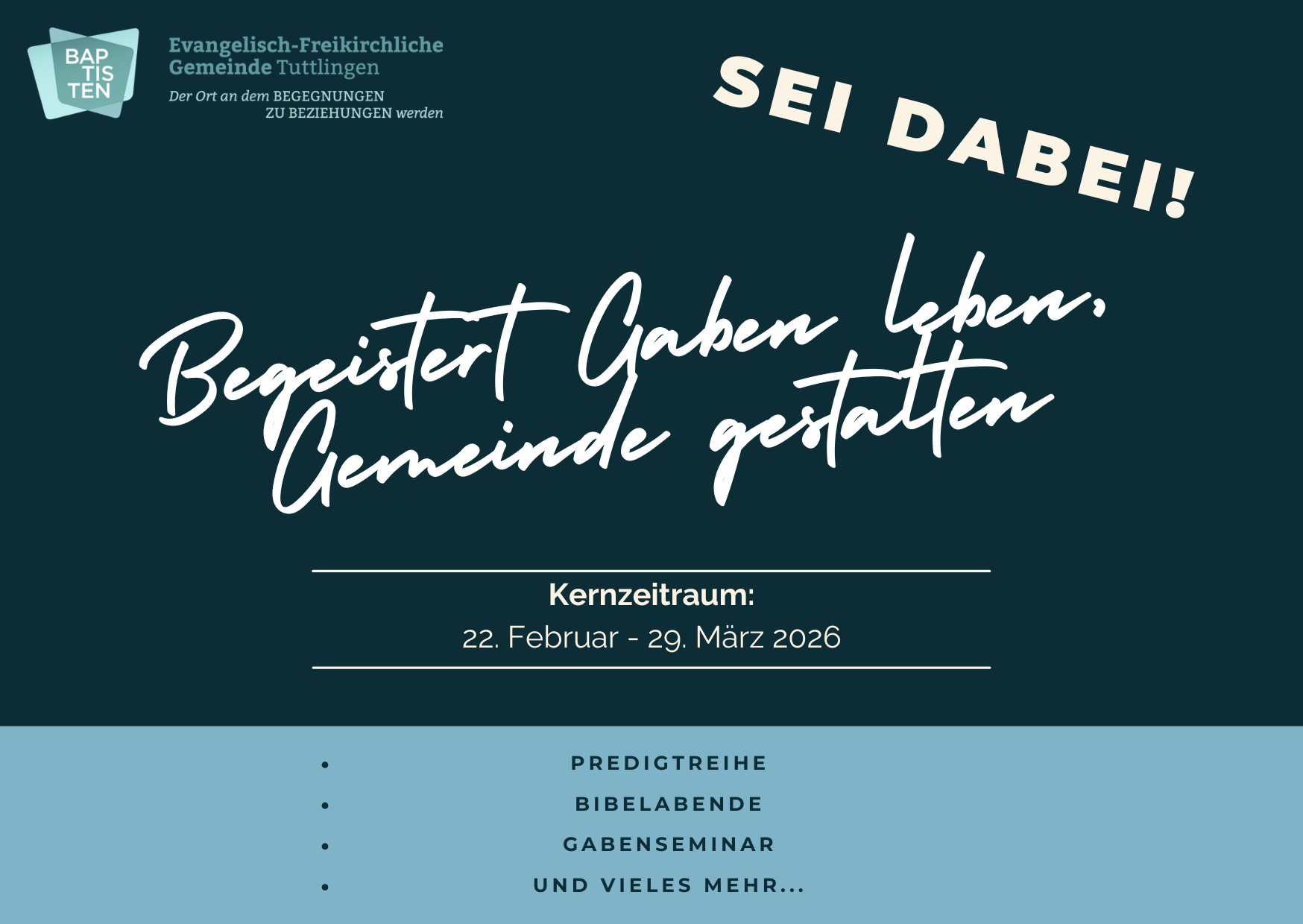 Begeistert Gaben leben